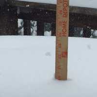 <p>That&#x27;s an even 10 inches in Stratford — with more snow on the way Thursday.</p>