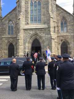 Officers Line Up To Say Farewell To Danbury Police Sergeant