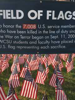 Field Of Flags: WestConn Honors 7K Service Members Killed In War On Terror