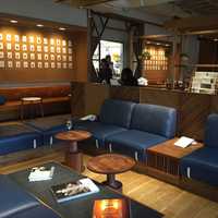 <p>The interior lounge area of the Barnes &amp; Noble Kitchen in Scarsdale.</p>