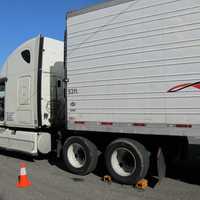 <p>One of the trucks seized during the operation that hauled drugs.</p>