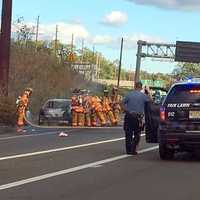 <p>Eastbound Route 3 traffic was slowed.</p>