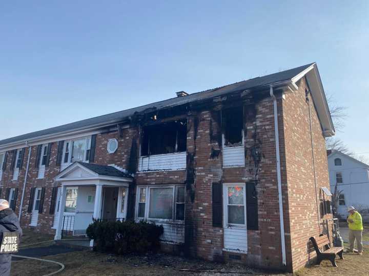 A senior housing complex was the site of a multi-alarm fire in Maynard on Wednesday morning, March 22