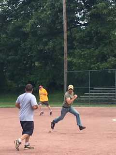 Lions Club Takes On Ossining Police Department In Softball