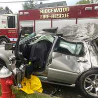 Driver Hospitalized In Ridgewood Crash