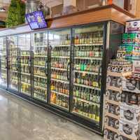 <p>DeCicco &amp; Sons expanded beer section in Brewster.</p>