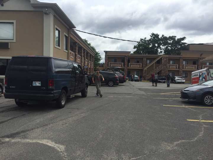 Several news outlets waited for Sinead O&#x27;Connor in the  South Hackensack Travelodge parking lot Tuesday morning.