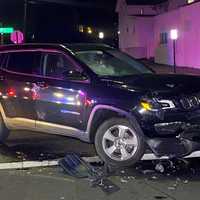 <p>No injuries were reported in the crash at Park and Maple avenues in Glen Rock.</p>