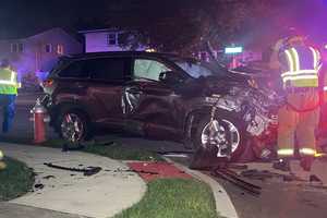 Jeep Hits Fair Lawn Home In Crash After Ridgewood Driver Runs Stop Sign, Police Say