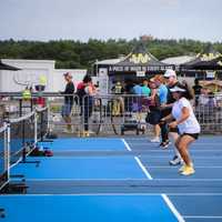 <p>The first ever pickleball classic at Patriot Place was held from Friday, June 23 to Sunday, June 25</p>