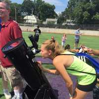 Solar Eclipse Viewing Draws Hundreds To New Rochelle High School