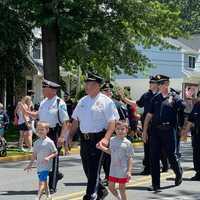 <p>REPD Chief Walker and his children.</p>