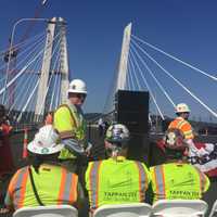 <p>Workers on the new Tappan Zee.</p>