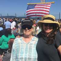 <p>Piermont residents Laura Straus, right, and Sylvia Welch.</p>