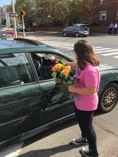 'Petal It Forward' Brings Flower Power To The Streets Of Stamford