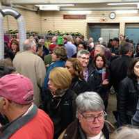 <p>Long lines were reported at Tuesday&#x27;s referendum on the proposed Chappaqua firehouse expansion, which was rejected by voters.</p>