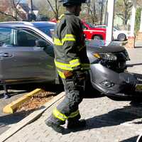 <p>The Nissan Rogue hit the front of Godwin Nail &amp; Spa on Monday, April 15.</p>