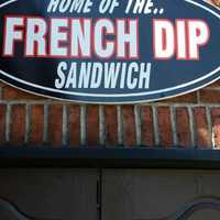 <p>A Long Island restaurant is &quot;home of the French dip sandwich&quot;.</p>