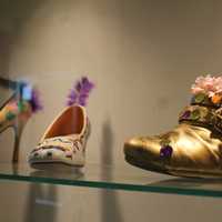 <p>Shoes from the Baring Our Souls Exhibit</p>