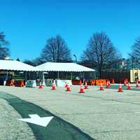 <p>The testing center at BCC turned cars away after just 15 minutes of opening Saturday, its second day of operation.</p>