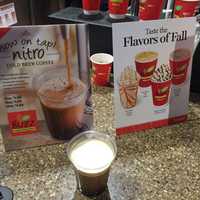 <p>Coffee options at Wegmans in Montvale.</p>