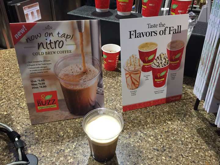 Coffee options at Wegmans in Montvale.