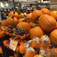 <p>Celebrating (and selling) fall at Wegmans in Montvale.</p>