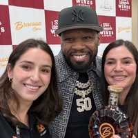 Hundreds Line Up To Meet 50 Cent At Stew Leonard's In Paramus