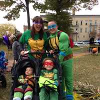 <p>There was no crime for the Teenage Mutant Ninja Turtles to fight. They partied instead.</p>