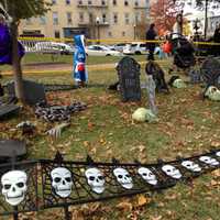 <p>Memorial Park looked like a haunted graveyard.</p>