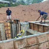 RESCUE: Firefighters, Colleagues Remove Concrete Worker Who Fell Into Open Fair Lawn Foundation