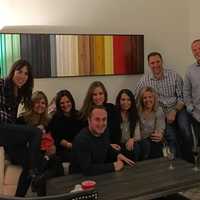 <p>Briarcliff resident Michelle Platt of Briarcliff with friends at her annual Friendsgiving.</p>