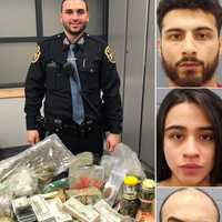 Fairview Officer Finds Drug Mill: 8 Pounds Of Pot, Crack, $72,000 Cash Seized, Three Busted