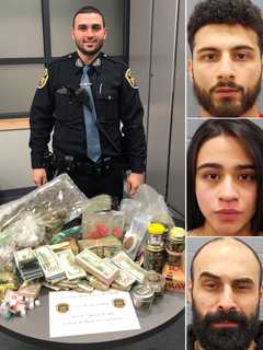 Fairview Officer Finds Drug Mill: 8 Pounds Of Pot, Crack, $72,000 Cash Seized, Three Busted