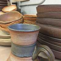 <p>Custom-designed pottery from Connor McGinn Studios.</p>