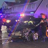 <p>Tough to tell which vehicle got the worst of the collision at the corner of Loretto and Lincoln avenues at the border of Hawthorne and Fair Lawn.</p>