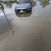 Submerged Car Leaves Delivery Driver Stranded