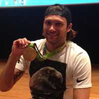 Golden Moment In Mamaroneck As US Olympian Tells Teens: Embrace Your Gifts