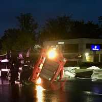 <p>In the moments immediately after the crash on Route 17 in Upper Saddle River.</p>