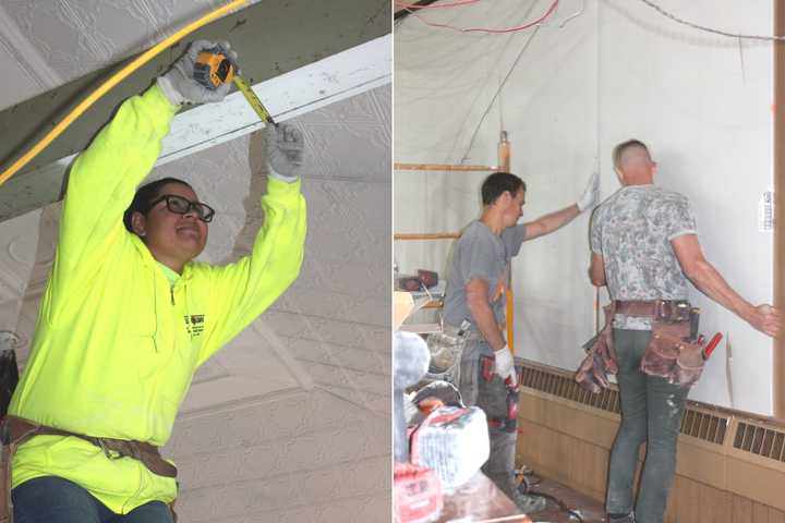 Volunteer Carpenters Begin Reviving Paramus Firehouse