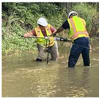 <p>A water main break flooded part of Route 4 in Paramus and closed a busy exit ramp on Thursday, Aug. 17.</p>