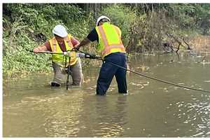 Water Main Break Floods Route 4 Exit In Paramus