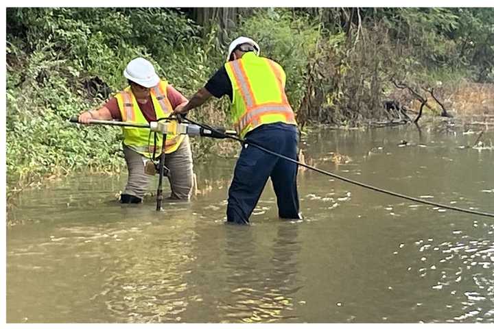 Water Main Break Floods Route 4 Exit In Paramus