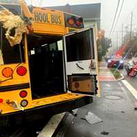 Mini School Bus, SUV Collide In Glen Rock