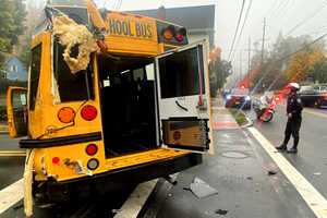 Mini School Bus, SUV Collide In Glen Rock