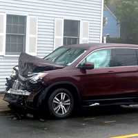 <p>Two special needs students were taken to the hospital in private vehicles while two adults were treated at the scene after a mini school bus and an SUV collided in Glen Rock.</p>