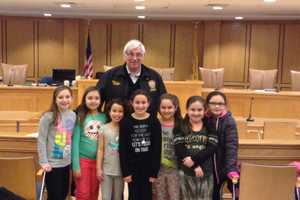 Girl Scouts Visit Mahwah Town Hall