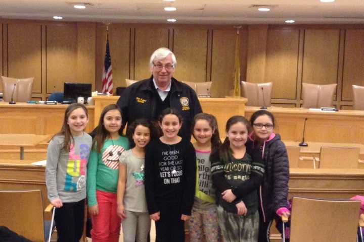 Girl Scouts Visit Mahwah Town Hall