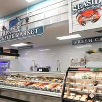 <p>Seafood department.</p>