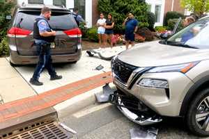 Minivan, SUV Collide In Ridgewood